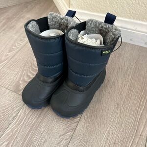 Western Chief Kids' Navy and Black Snow Boots